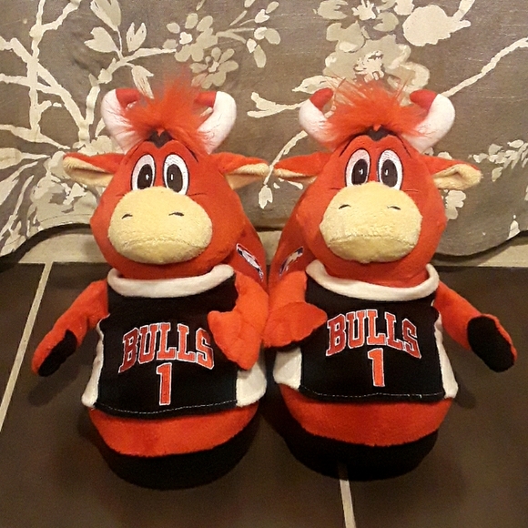 NBA Shoes Vintage Benny The Bull Nba Bulls Slippers